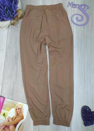 Женские штаны джоггеры sinsay цвета капучино размер xs4 фото