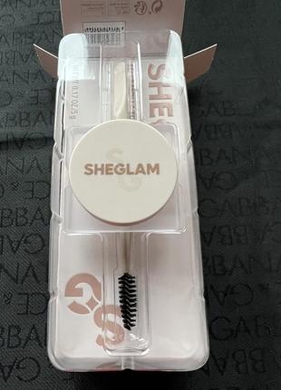 Набор для бровей гель фиксирующий воск щеточка лопатка sheglam set me up brow...