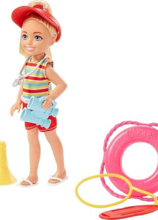 Лялька барбі челсі пляжний рятувальник barbie chelsea can be lifeguard hkd94