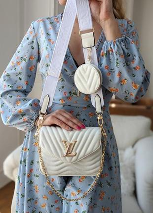 Сумка louis vuitton 2в1 волнистая 7