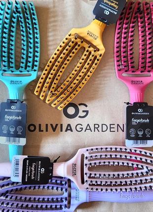 Щетка olivia garden fingerbrush combo medium (limited edition)2 фото