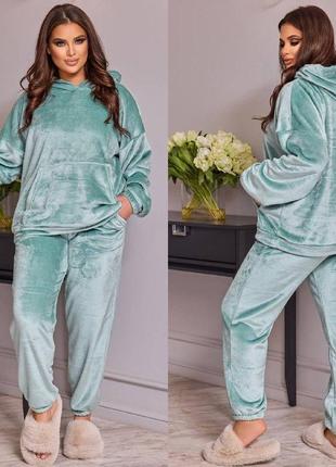 Женская плюшевая пижама