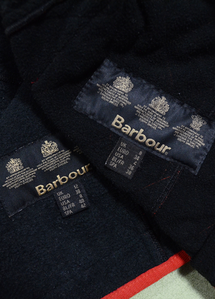 Barbour international стьогана куртка утеплена оригінальна червона оригінал8 фото