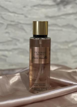 Спрей  для тіла та волосся victoria’s secret bare vanilla оригінал.