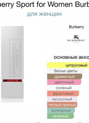 Парфуми burberry sport for her2 фото