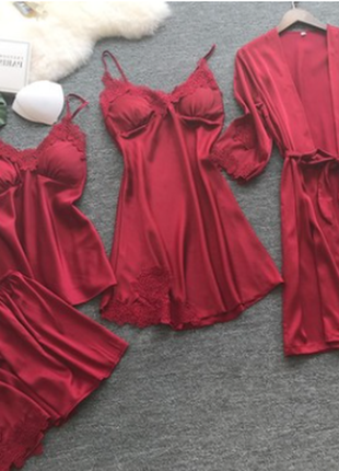 Атласный комплект