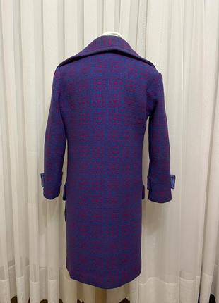 Пальто вінтаж 60-х, ексклюзив, натуральна валийська вовна, модне забарвлення.3 фото