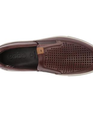 Ecco men's kyle perforated slip 41 шкіра7 фото