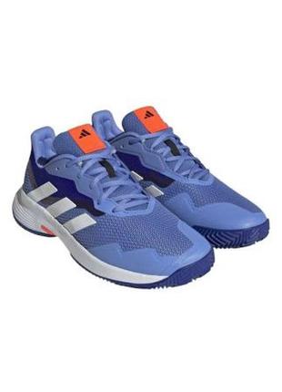 Кроссовки adidas courtjam control clay tennis shoes  hq8470 синие оригинал