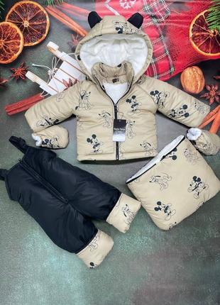 Зимовий комбінезон тоійка від 0 до 2 років