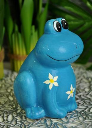 Копилка керамическая "лягушка", 13 см