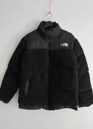 Плюшева куртка the north face