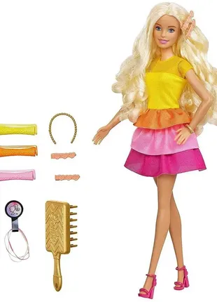 Barbie лялька з аксесуарами "барбі неймовірні кучері" gbk23 gbk242 фото