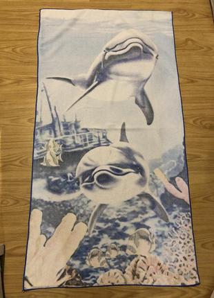Рушник банний дельфін2 фото