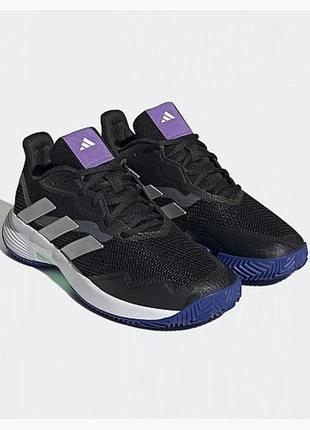 Кроссовки adidas courtjam control clay hq8474 черный оригинал