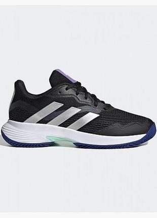 Кроссовки adidas courtjam control clay hq8474 черный оригинал4 фото