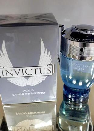 Paco rabanne invictus aqua 2018г💥original 3 мл распив аромата затест3 фото