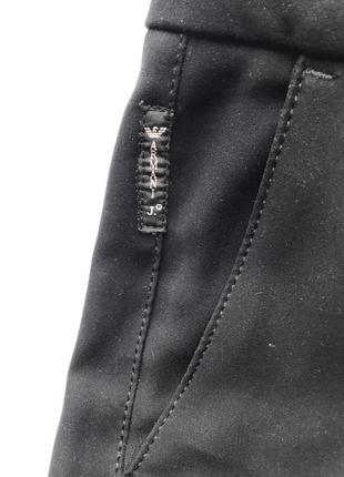 Armani jeans черные классические брюки8 фото