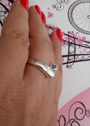 Серебряное кольцо "смайлик"8 фото