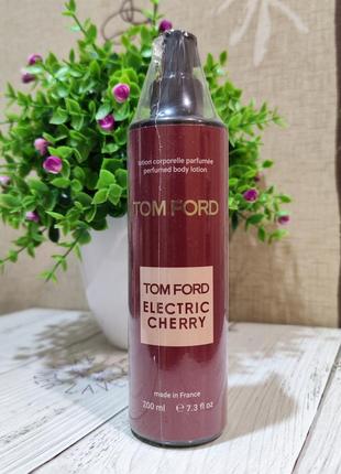Парфумований лосьйон для тіла в стилі tom ford electric cherry brand collection 200 мл