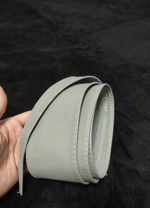 Свет серый широкий пояс женский кушак кожаный натуральный ремень на завязке