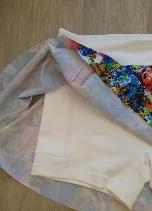 Женская короткая теннисная юбка шорты с цветочным принтом nike club

court новая оригинал8 фото
