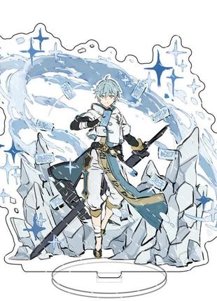 Чун юнь- фигурка геншин импакт акриловая на подставке (3)