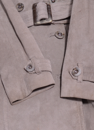 Hallhuber тренч пальто 100% кожа кожа кожаное пальто от немецкого бренда р. s6 фото