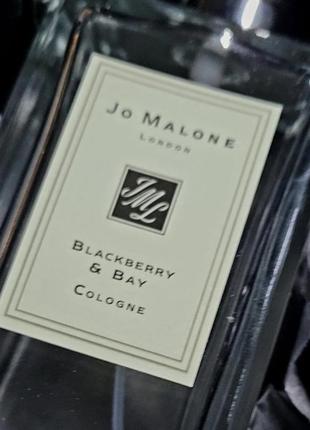 Jo malone london blackberry&amp;bay парфуми туалетна вода адиколон тестер4 фото
