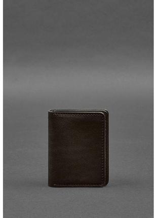 Кожаная обложка для водительского удостоверения, id и пластиковых карт 2.0 коричневая