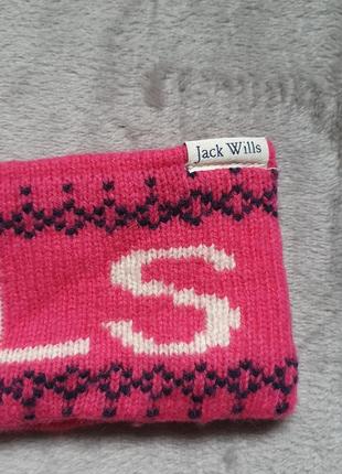 Классная яркая 50%-шерстяная повязка jack wills2 фото