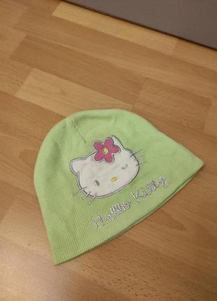 Дитяча тепла шапка hello kitty sanrio