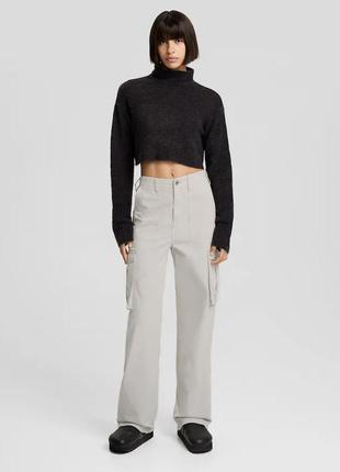 Штаны карго bershka