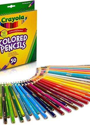 Олівці 50шт crayola