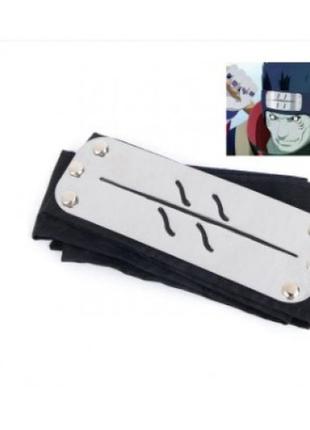 Налобная повязка наруто со знаком деревни скрытой в тумане (отступники) (кисаме)