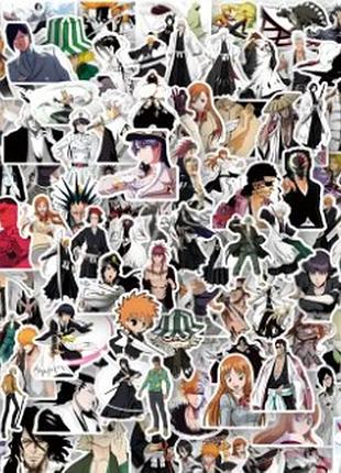 Наклейки бліч (bleach) 50 штук набор