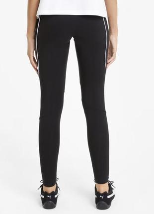 Легінси puma bmw m motorsport streets leggings black чорні4 фото