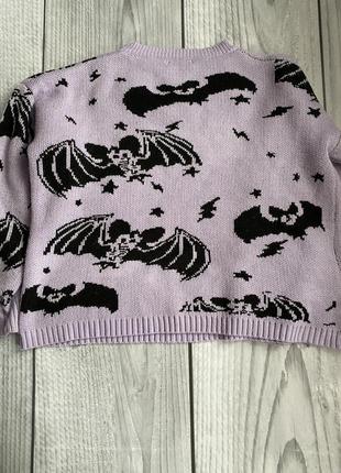 Кофточка летучие мыши вязаная кофточка вязаный свитер осень shein тренд y2k2 фото