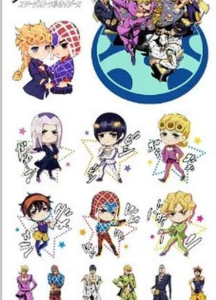 Временные тату jojo's bizarre adventure