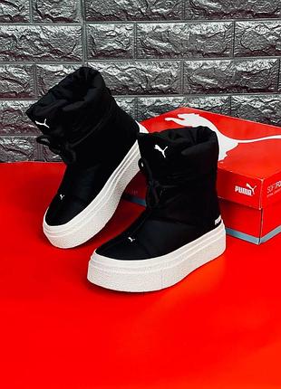 Puma женские сапоги на высокой подошве зимние размеры 35-41