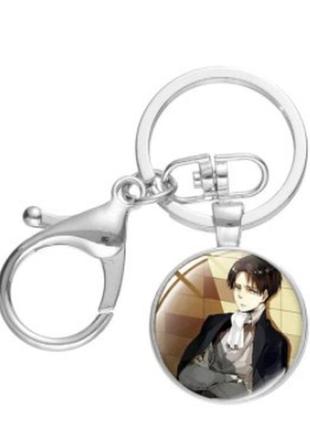 Брелок атака титанов круглый