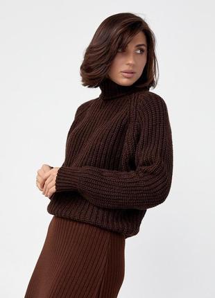 Женский свитер с рукавами реглан7 фото