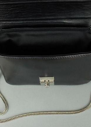 Жіноча шкіряна сумочка yoko чорна5 фото