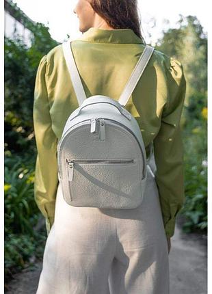 Кожаный рюкзак groove s белый