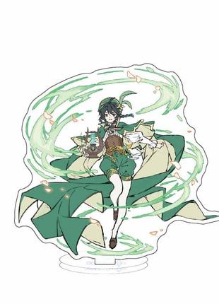 Венти — фігурка геншин імпакт акрилова на підставці (2)