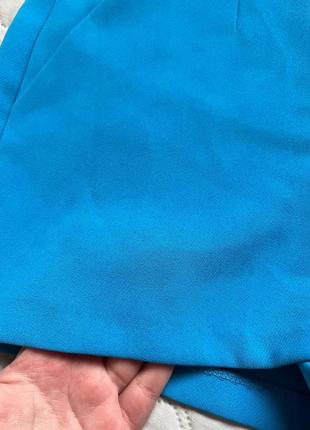Блакитні короткі шорти з високою талією від primark3 фото