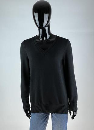 Итальянский шерстяной свитер пуловер класса люкс