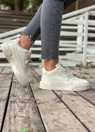 Женские кроссовки puma cali зимние5 фото