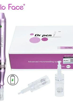 Дермаштамп дермапен dr. pen ultima m7-w з акумулятором для мезотерапії обличчя