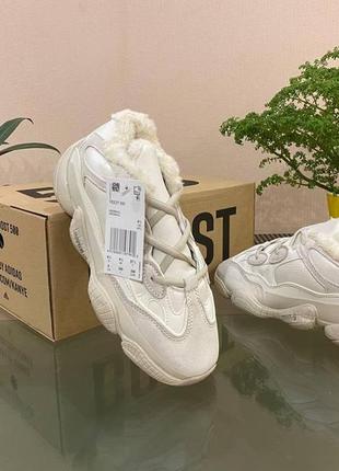 Женские кроссовки adidas yeezy boost 500 зимние